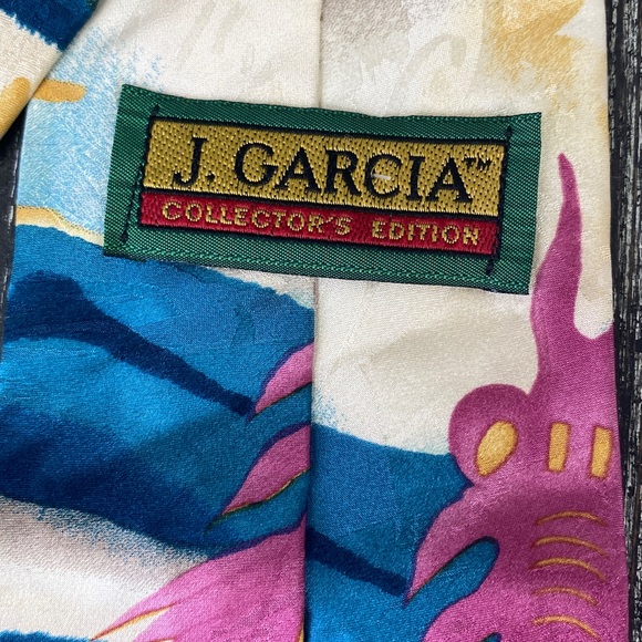 Jerry Garcia Grateful Dead 100% Silk Collector’s Edition Tie - Picture 3 of 3